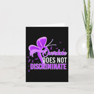 Overdose Does Not Discriminate Purple Awareness Ri Card