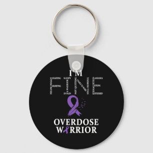 Overdose Warrior I'm Fine Key Ring