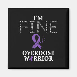 Overdose Warrior I'm Fine Magnet