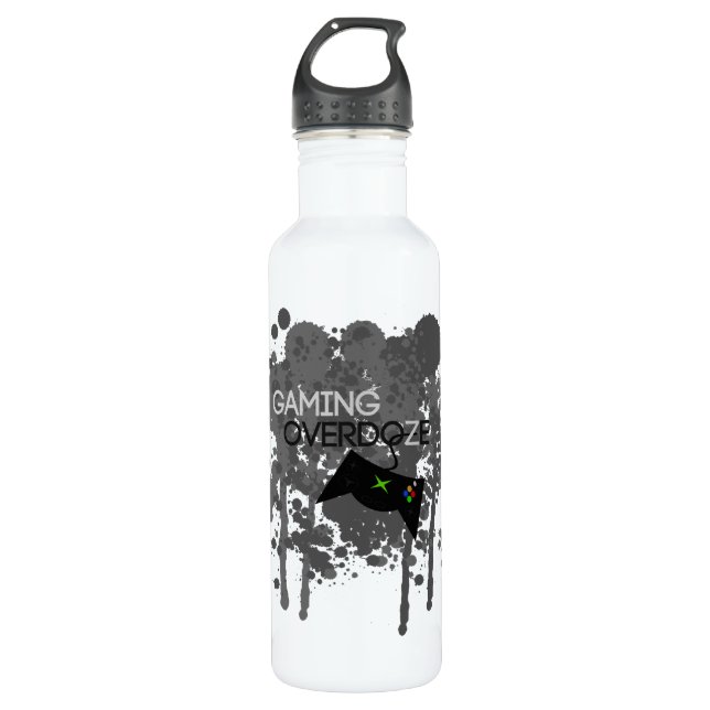 Overdoze Gaming Splatter Bottle (Front)