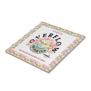 OVERFLOW Ceramic Tile - Adiela Akoo