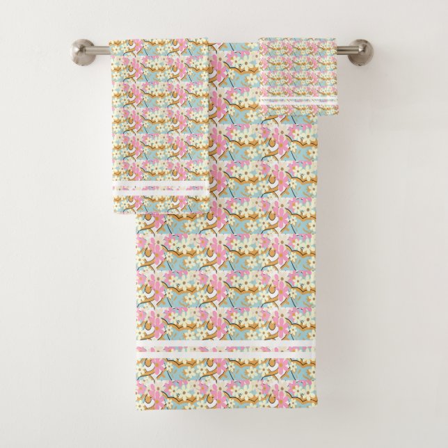 OVERFLOW Floral Towel Set - Adiela Akoo (Insitu)