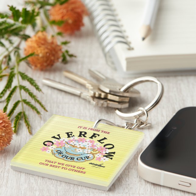 Overflow Keychain by Adiela Akoo (Front Right)