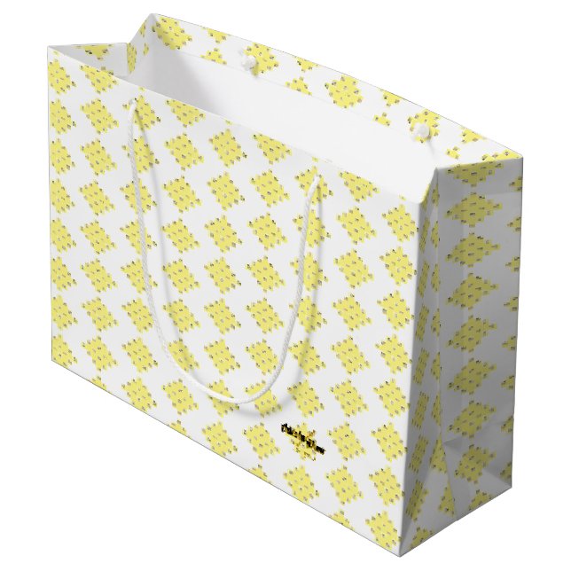 OVERFLOW Large Gift Bag by Poet Adiela Akoo (Back Angled)