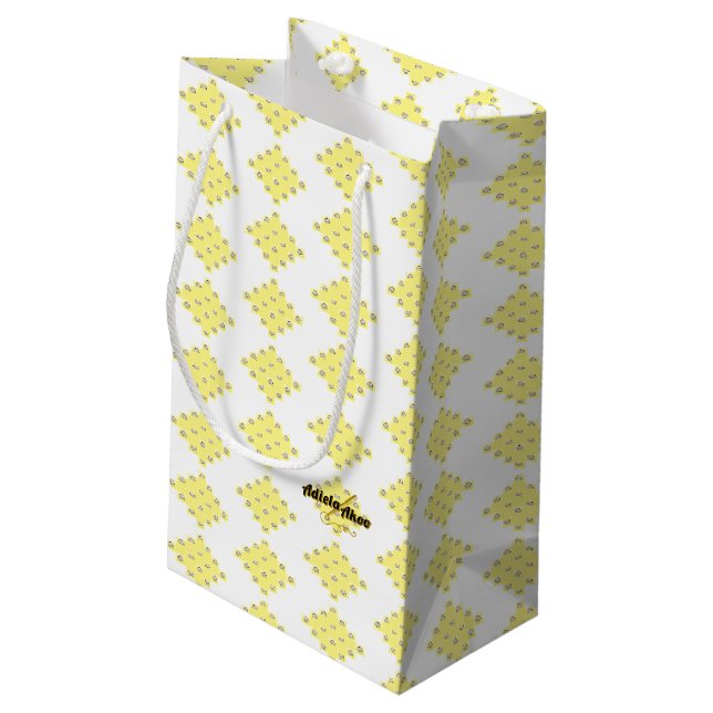 OVERFLOW Small Gift Bag by Poet Adiela Akoo (Back Angled)