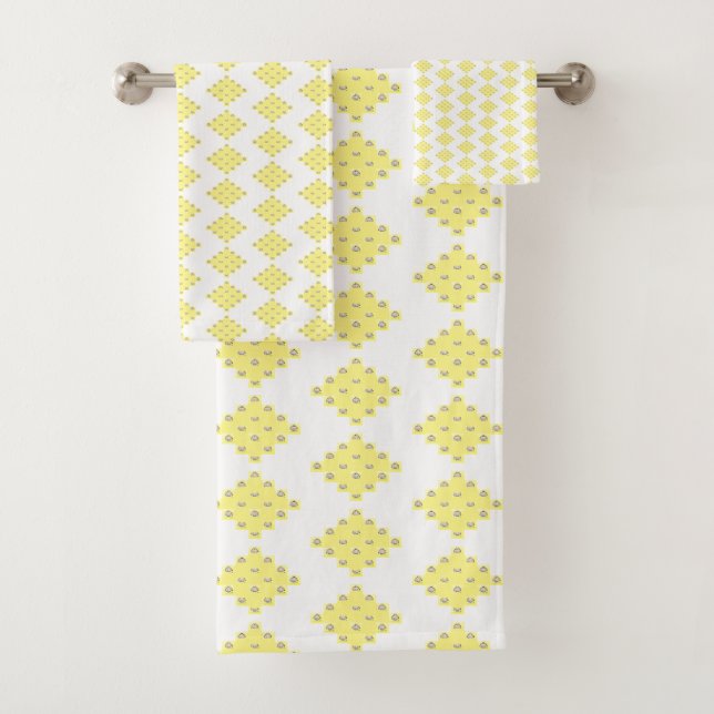 OVERFLOW Sunny Yellow Towel Set (Insitu)