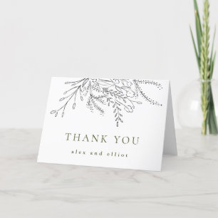 Overflowing Bouquet Thank You Cards