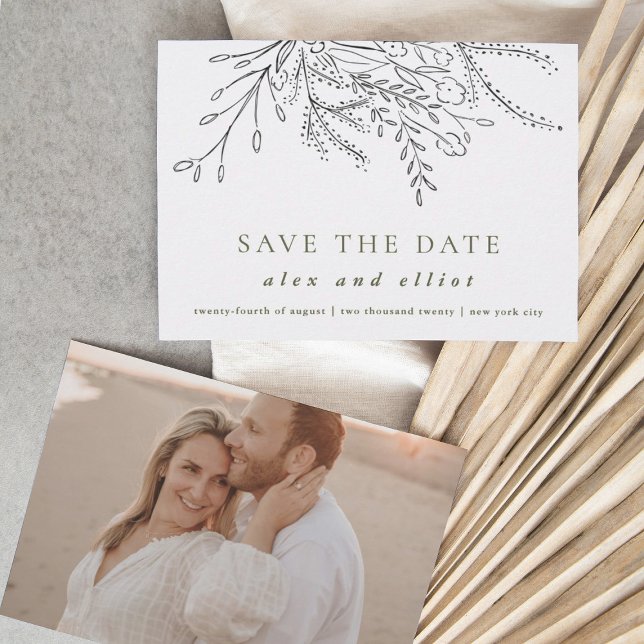 Overflowing Bouquet Wedding Save The Date (Creator Uploaded)