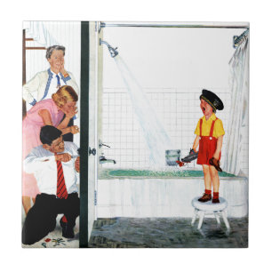 Overflowing Tub Tile