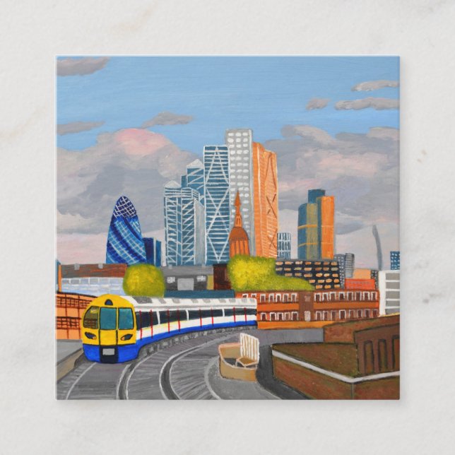 Overground train business card (Front)