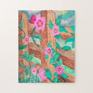 Overgrown jigsaw puzzle