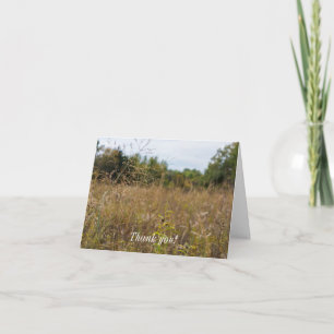 Overgrown Prairie Thank You Card