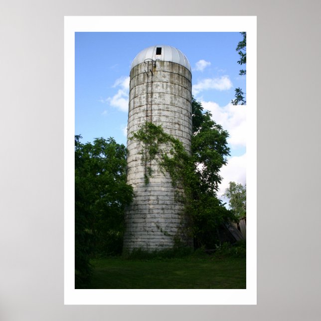 Overgrown Silo Poster (Front)