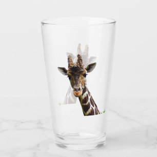 Overhead Giraffe Glass Tumbler