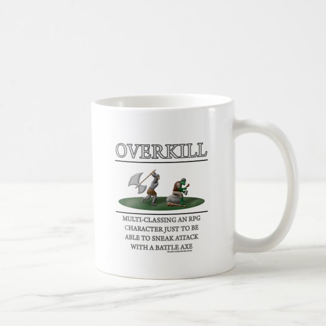 Overkill Fantasy (de)Motivator Coffee Mug (Right)