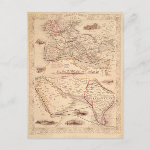 Overland Route to India Postcard