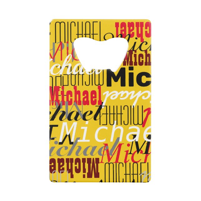 Overlapped Names All-Over Yellow (Front)