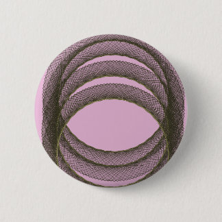 overlapping circles in purple background abstract 6 cm round badge