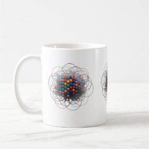 Overlapping Colourful Circles – Retro Modern Class Coffee Mug