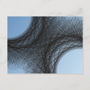 overlapping dark circles postcard