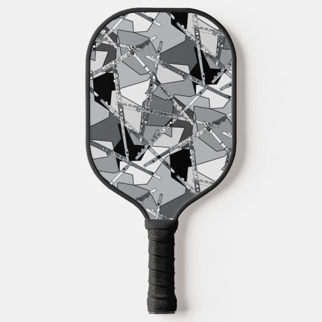 Overlapping Flutes Pickleball Paddle (Front)