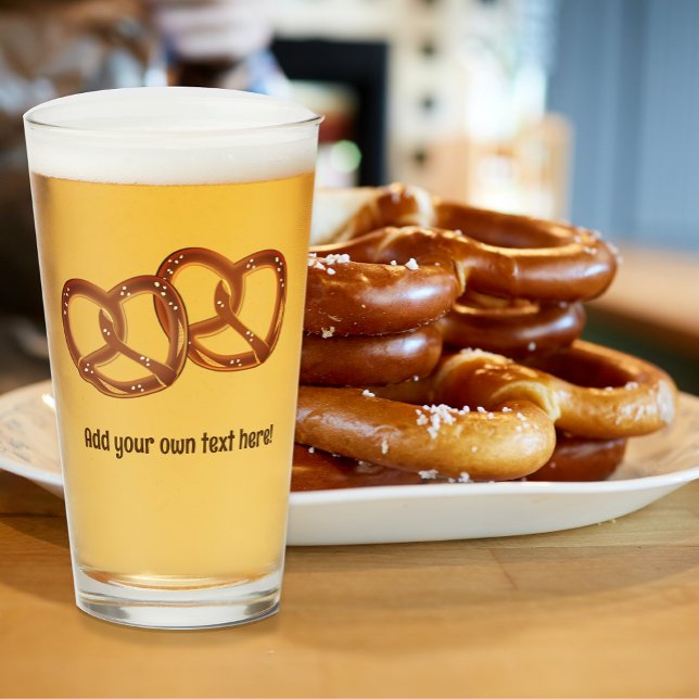 Overlapping Pretzels - Single Side - Oktoberfest Glass (Creator Uploaded)