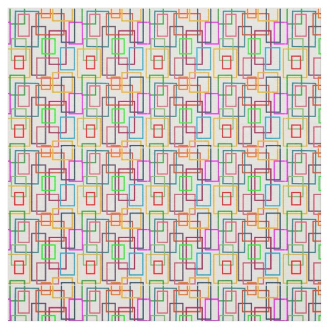 Overlapping Rectangles  Fabric (Swatch)