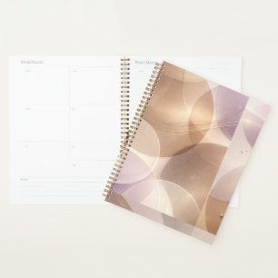 Overlapping translucent circles AI art Planner