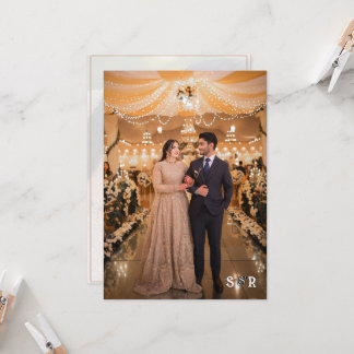 Overlay Photo wedding invitation suite