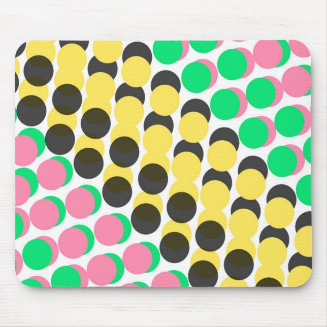 Overlayed Dots Mouse Mat (Front)