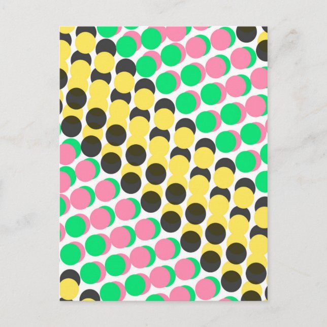 Overlayed Dots Postcard (Front)