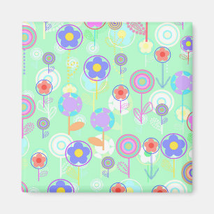 Overlayer Flowers Magnet