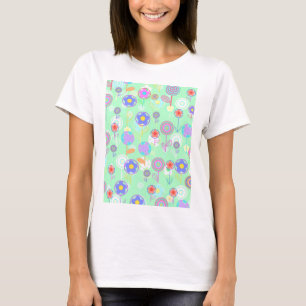 Overlayer Flowers T-Shirt