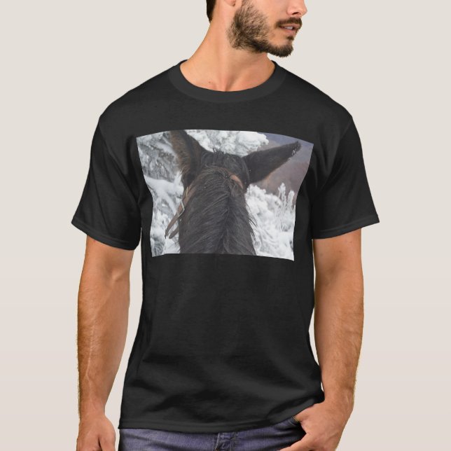 Overlook Grand Canyon National Park Mule Ride T-Shirt (Front)