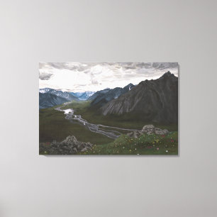 Overlook in the Brooks Range: Canvas Standard Size Print