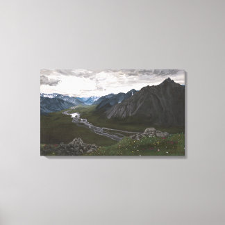 Overlook in the Brooks Range: Canvas Uncropped