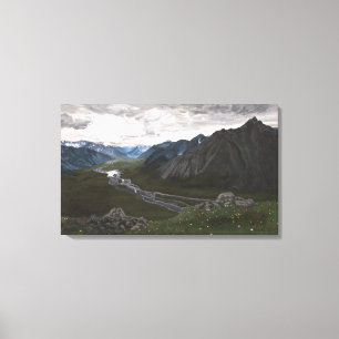 Overlook in the Brooks Range: Canvas Uncropped Print