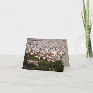 Overlooking Athens Card