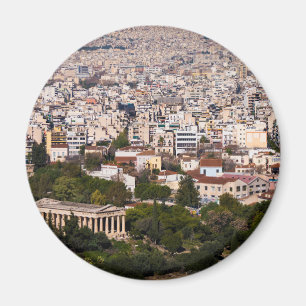 Overlooking Athens Magnet
