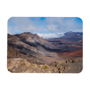 overlooking haleakala crater from rim magnet