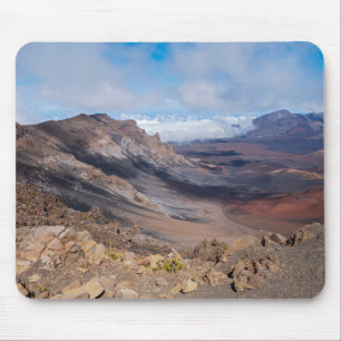 overlooking haleakala crater from rim mouse mat
