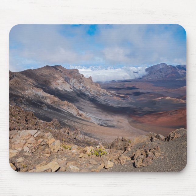 overlooking haleakala crater from rim mouse mat (Front)