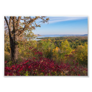 overlooking lake pepin from frontenac state park photo print