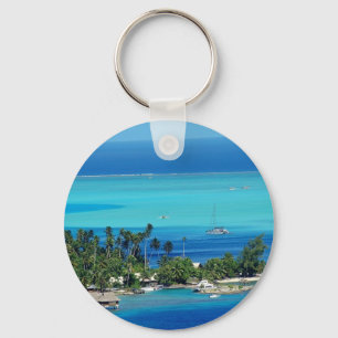 Overlooking Paradise Key Ring