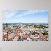Overlooking Riga Latvia