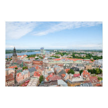 Overlooking Riga Latvia