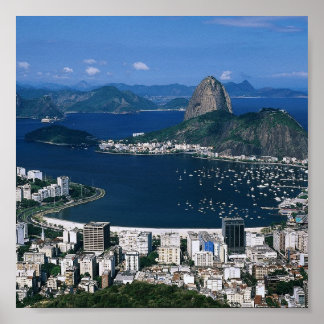 Overlooking Rio Poster