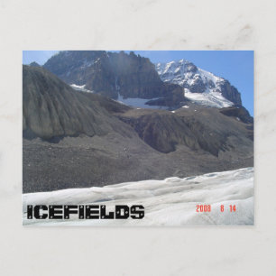 Overlooking the Glacier Postcard