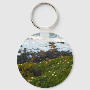 Overlooking the Sea Cliffs in Crescent City Key Ring