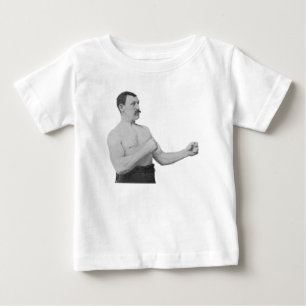 Overly Manly Man Meme Baby T-Shirt